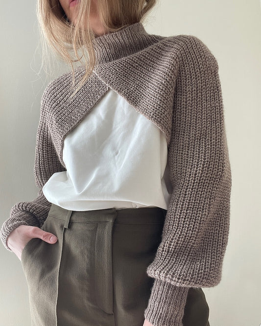 Aegyoknit Narae cropped Sweater mit Wild & Soft und Cashmere Lace von Gepard Garn 1