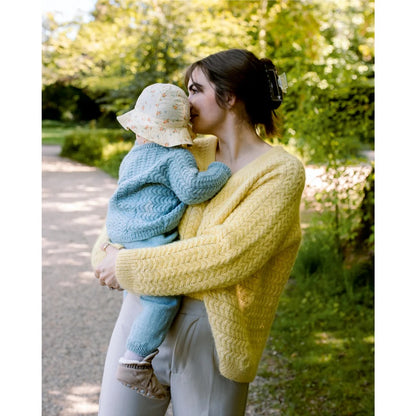 Mirror Knits - One for Mini, one for Me | partner knitting for mom and baby