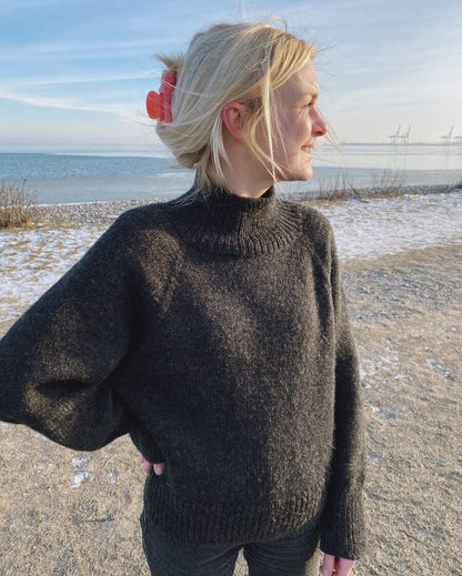 Louvre Sweater | lässiger Pullover mit Peer Gynt von Sandnes Garn