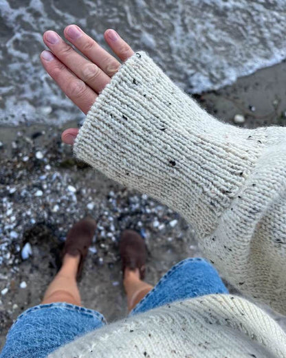 Louvre Sweater | lässiger Pullover mit Peer Gynt von Sandnes Garn