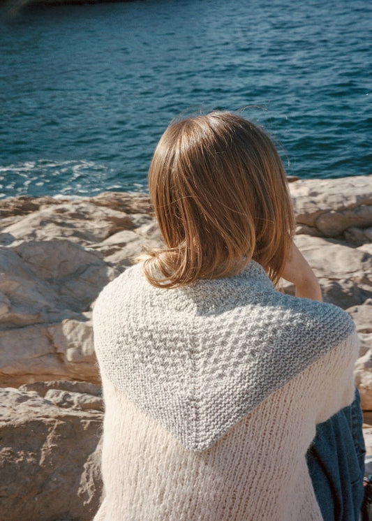 River-sjal | vacker liten sjal i Le Lambswool från Biches & Bûches