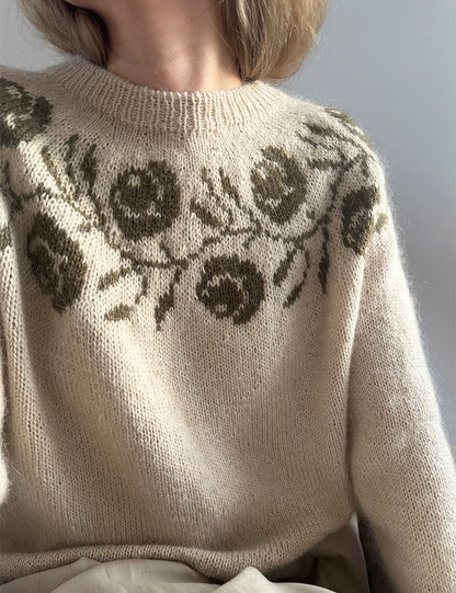 Rosie Yoke Blouse | ikonisches Muster aus Sunday und Tynn Silk Mohair von Sandnes Garn