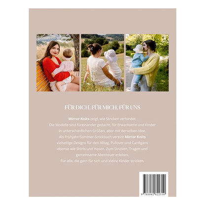 Mirror Knits - One for Mini, one for Me | partner knitting for mom and baby
