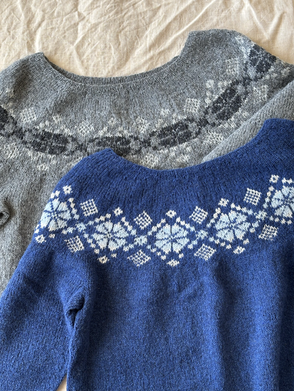 Sweater No. 74 | klassisk delikat mønster i Le Petit Lambswool fra Biches & Buches
