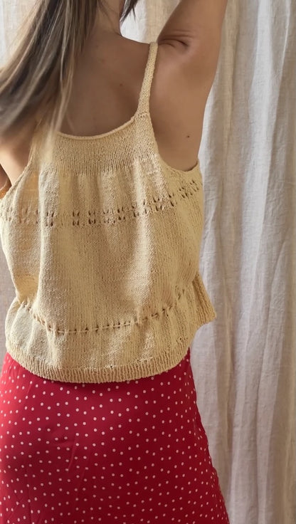 Seaside Summeri topp | vabalt kroogitud topp Le Petit Organic Cotton’ist firmalt Biches & Bûches