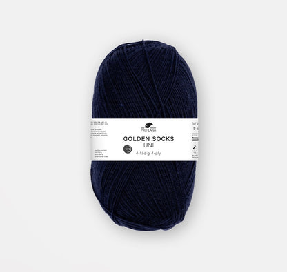 Golden Socks Uni 4-fach | klassisk sokkegarn i strålende farver
