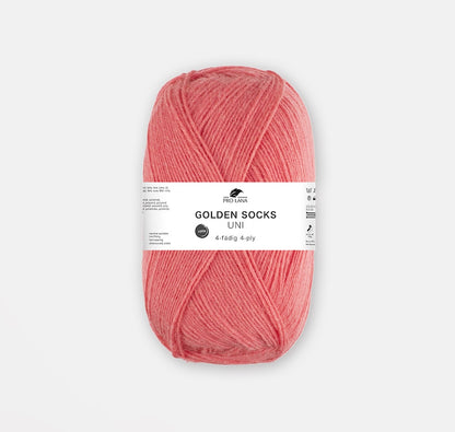 Golden Socks Uni 4-fach | klassisk sokkegarn i strålende farver
