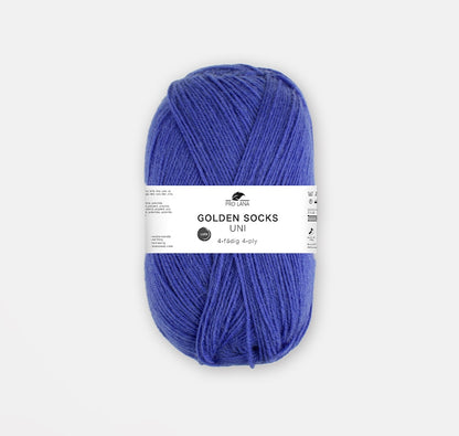 Golden Socks Uni 4-fach | klassisk sokkegarn i strålende farver