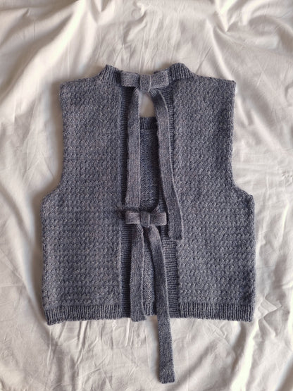 Terra Vest | beautiful bows from Le Petit Lambswool by Biches & Bûches