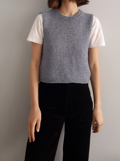 Terra Vest | beautiful bows from Le Petit Lambswool by Biches & Bûches