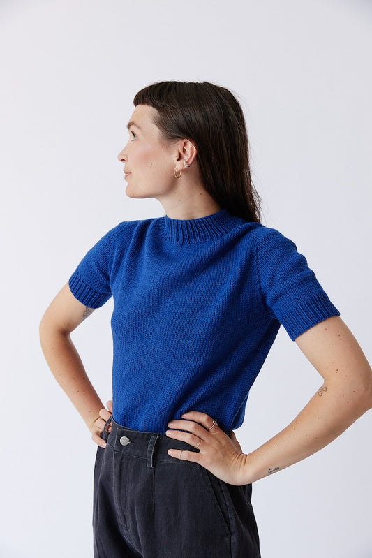 T-shirt Collett | super doux en Double Sunday de Sandnes Garn