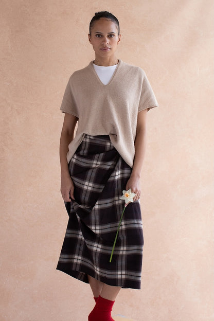Dima Tee | casual and silky soft, made from Tynd by Woolfolk