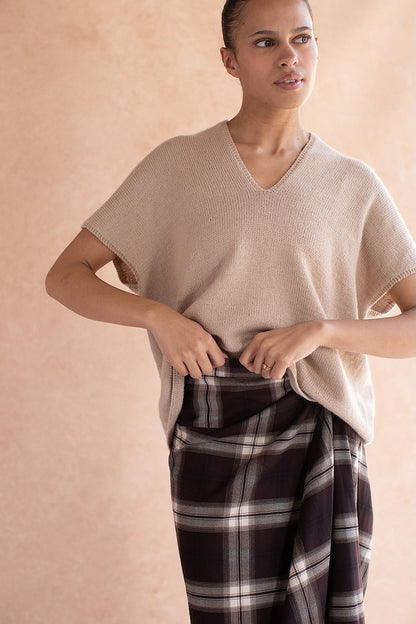 Dima Tee | casual and silky soft, made from Tynd by Woolfolk