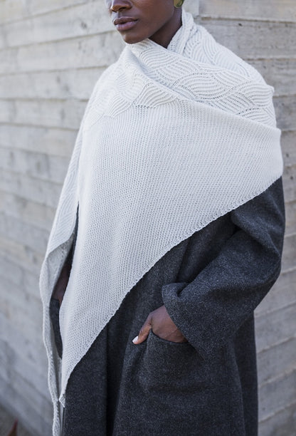Skala Shawl | delicate scarf made from Tynd by Woolfolk