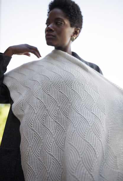 Skala Shawl | delicate scarf made from Tynd by Woolfolk