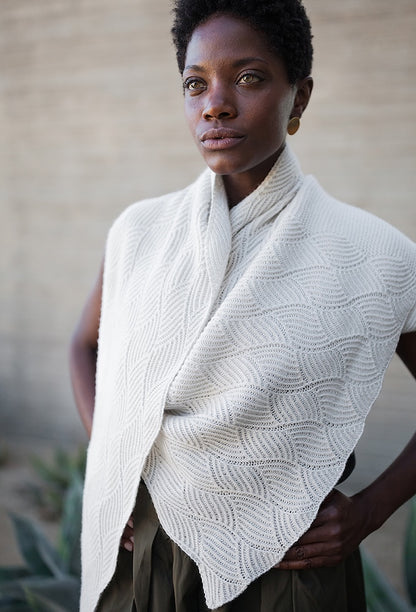 Skala Shawl | delicate scarf made from Tynd by Woolfolk
