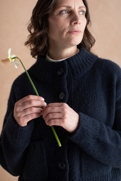 Cardigan Miko | veste toute douce avec de belles poches en laine de Woolfolk