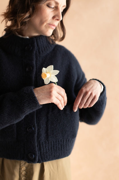Cardigan Miko | veste toute douce avec de belles poches en laine de Woolfolk