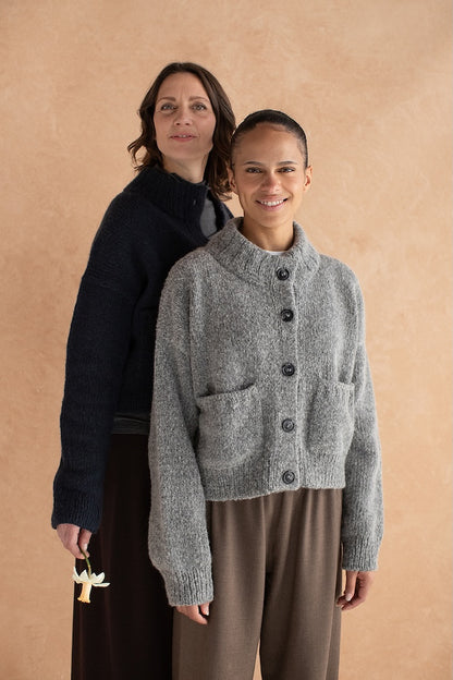 Cardigan Miko | veste toute douce avec de belles poches en laine de Woolfolk