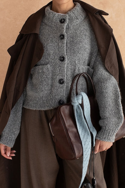 Cardigan Miko | veste toute douce avec de belles poches en laine de Woolfolk