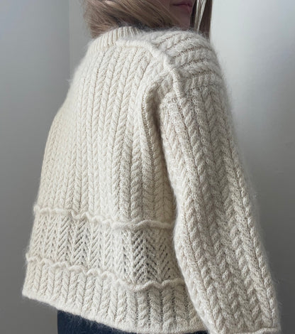 Sarang Sweater | boxy Zopfmuster aus Le Petit Lambswool und Le Petit Silk & Mohair von Biches & Bûches