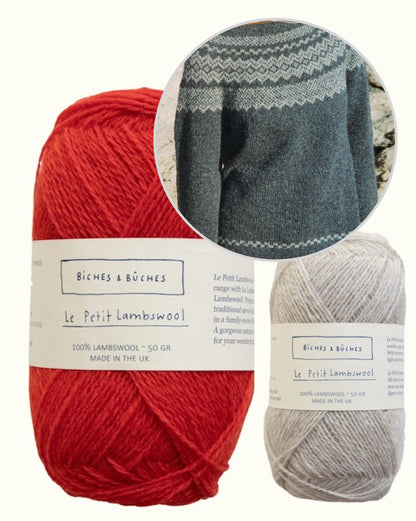 Afterparty Sweater | sart norsk sweater i Le Petit Lambswool fra Biches & Bûches