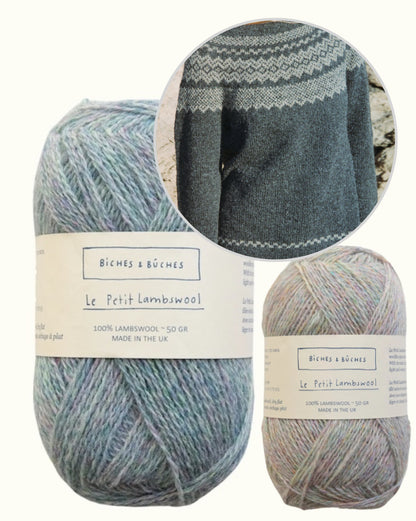 Afterparty Sweater | sart norsk sweater i Le Petit Lambswool fra Biches & Bûches