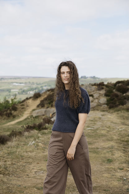 Aina Sweater - Laine x Novita | Delicate shirt from Edith by Novita