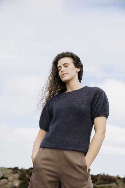 Aina Sweater - Laine x Novita | Delicate shirt from Edith by Novita