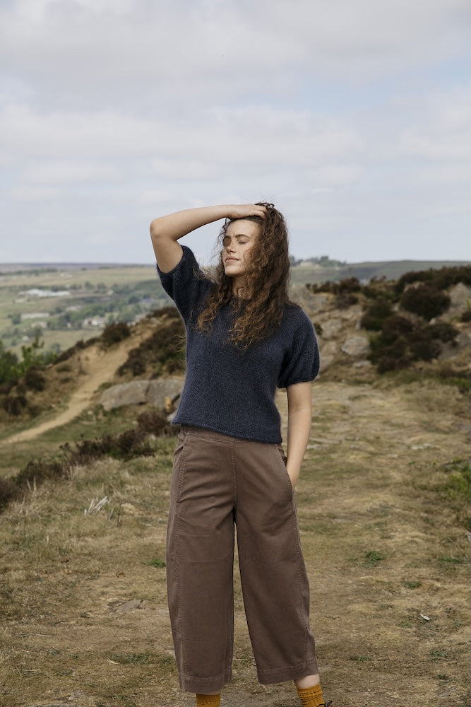 Aina Sweater - Laine x Novita | Delicate shirt from Edith by Novita