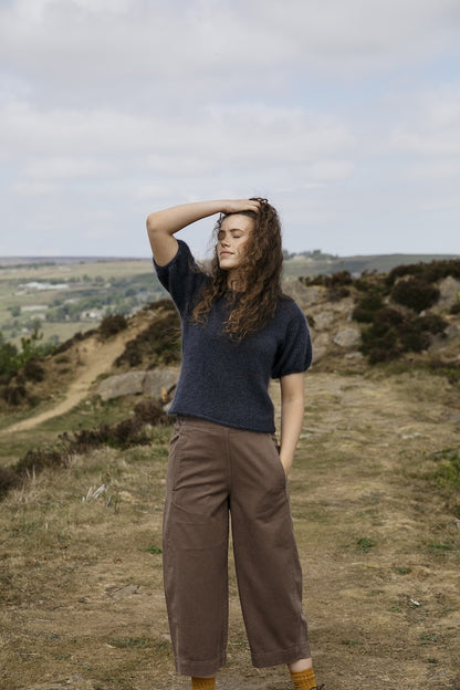 Aina Sweater - Laine x Novita | Delicate shirt from Edith by Novita