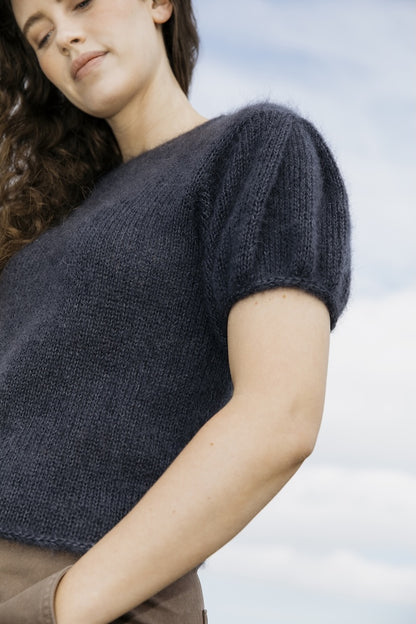 Aina Sweater - Laine x Novita | Delicate shirt from Edith by Novita