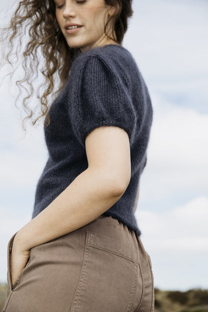 Aina Sweater - Laine x Novita | Delicate shirt from Edith by Novita