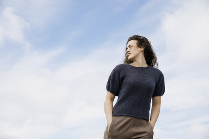 Aina Sweater - Laine x Novita | Delicate shirt from Edith by Novita