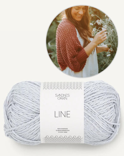 Akina Shrug | zartes Jäckchen aus Line von Sandnes Garn