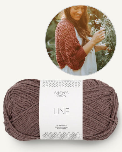 Akina Shrug | zartes Jäckchen aus Line von Sandnes Garn