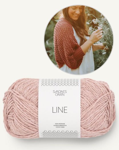 Akina Shrug | zartes Jäckchen aus Line von Sandnes Garn
