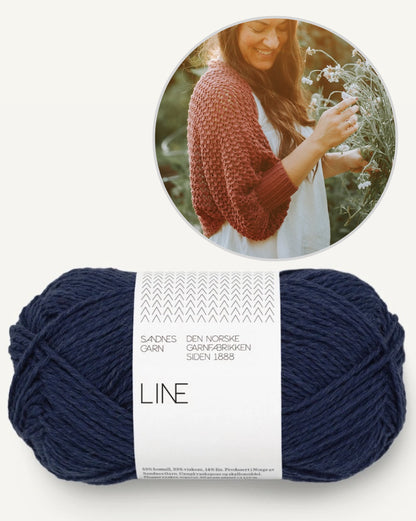 Akina Shrug | zartes Jäckchen aus Line von Sandnes Garn