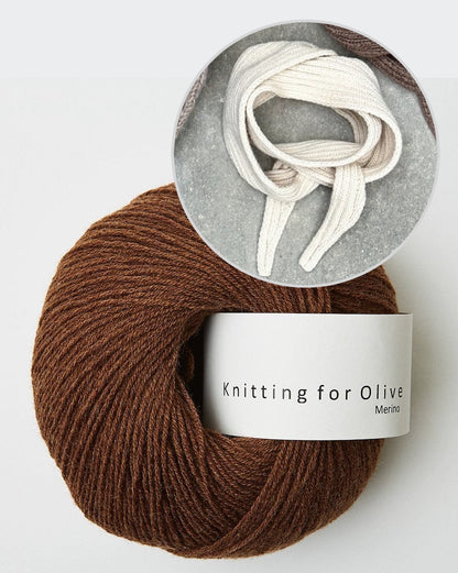 Alex Scarf - klein | bezaubernd schlichtes Mini Tuch mit Merino von Knitting for Olive