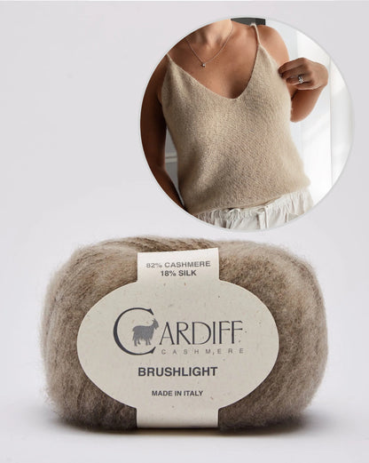 Allure Camisole | delicate and super soft from Brushlight by Cardiff Cashmere