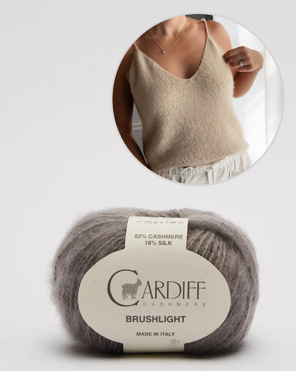 Allure Camisole | delicate and super soft from Brushlight by Cardiff Cashmere