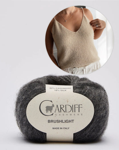 Allure Camisole | delicate and super soft from Brushlight by Cardiff Cashmere