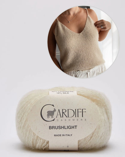 Allure Camisole | delicate and super soft from Brushlight by Cardiff Cashmere