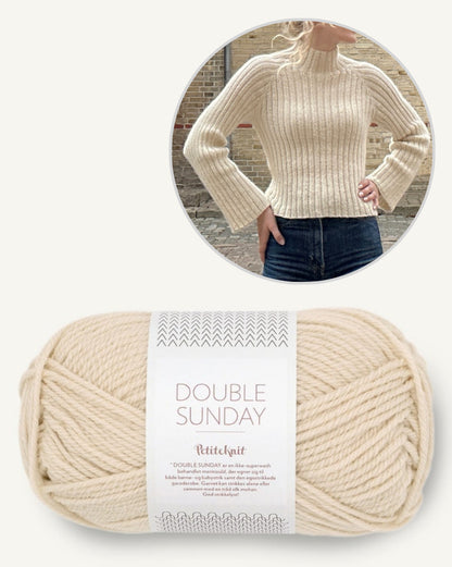 Alva Sweater mit Double Sunday von Sandnes Garn 8