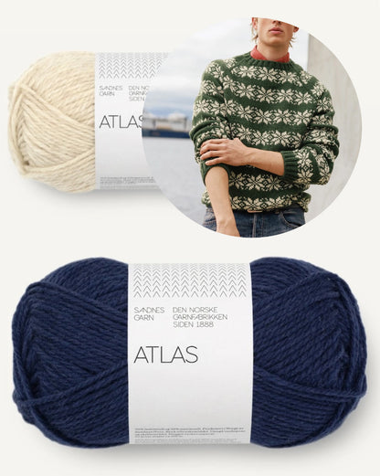 Alvar Man | robust und weich aus Atlas von Sandnes Garn