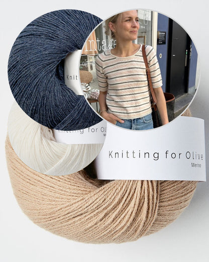 PetiteKnit Amelie Tee mit Merino von Knitting for Olive 10