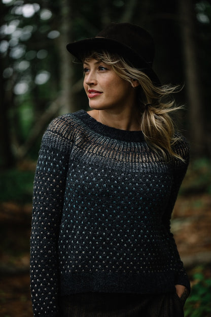 Junction Sweater | romantisk norsk sweater i Le Petit Lambswool fra Biches & Bûches