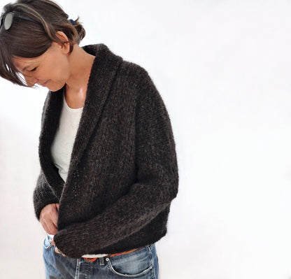 Big Love | casual cardigan made from Lettlopi by Lopi Island