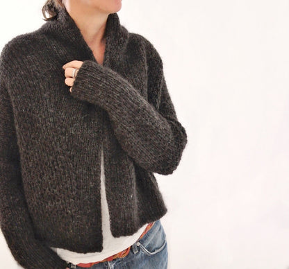 Big Love | casual cardigan made from Lettlopi by Lopi Island