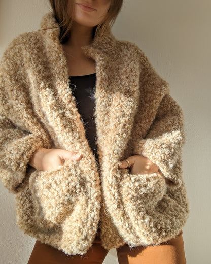 Veste polaire nounours | Veste douillette en Teddy Dear de Gepard Garn